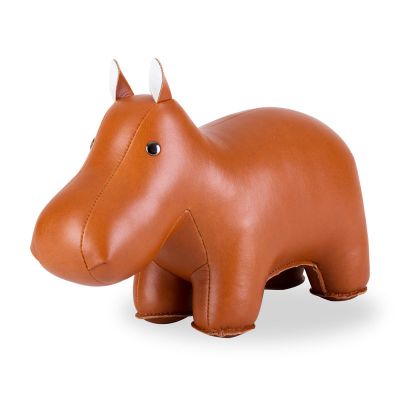 Bookend Classic Hippo Tan/White Züny